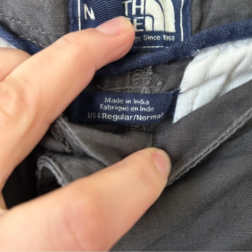 The North Face Cotton Linen Blend Shorts Size 6 - Picture 3 of 5